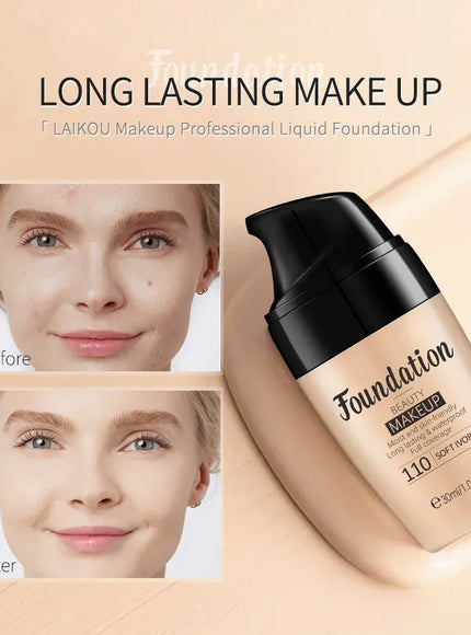 KissICON KissIcon Liquid Foundation Waterproof High Coverage