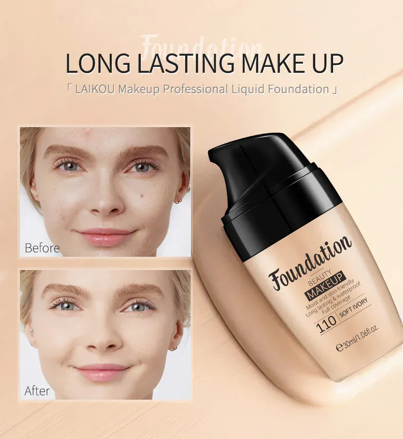 KissICON KissIcon Liquid Foundation Waterproof High Coverage