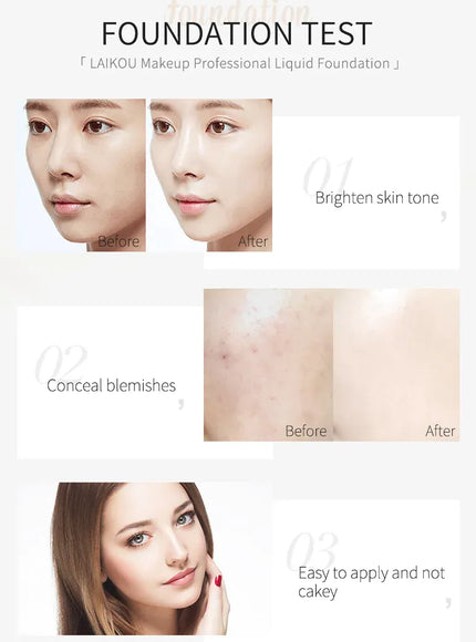 KissICON KissIcon Liquid Foundation Waterproof High Coverage