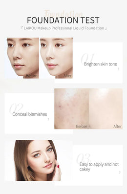 KissICON KissIcon Liquid Foundation Waterproof High Coverage