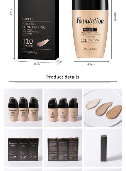 KissICON KissIcon Liquid Foundation Waterproof High Coverage