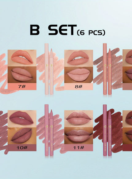 KissICON KissIcon Liquid Lipstick Set - 6 Pcs, Durable