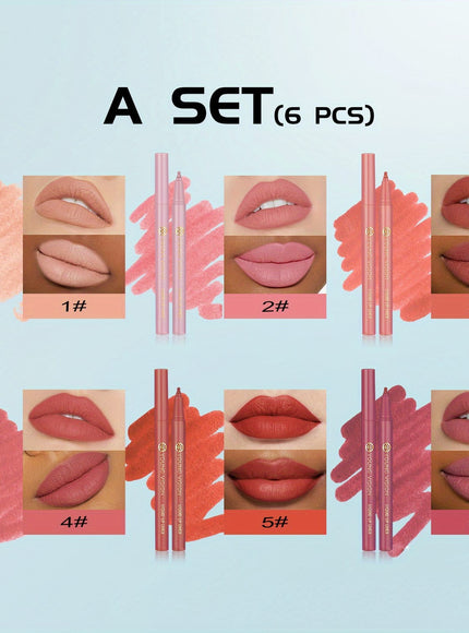 KissICON KissIcon Liquid Lipstick Set - 6 Pcs, Durable