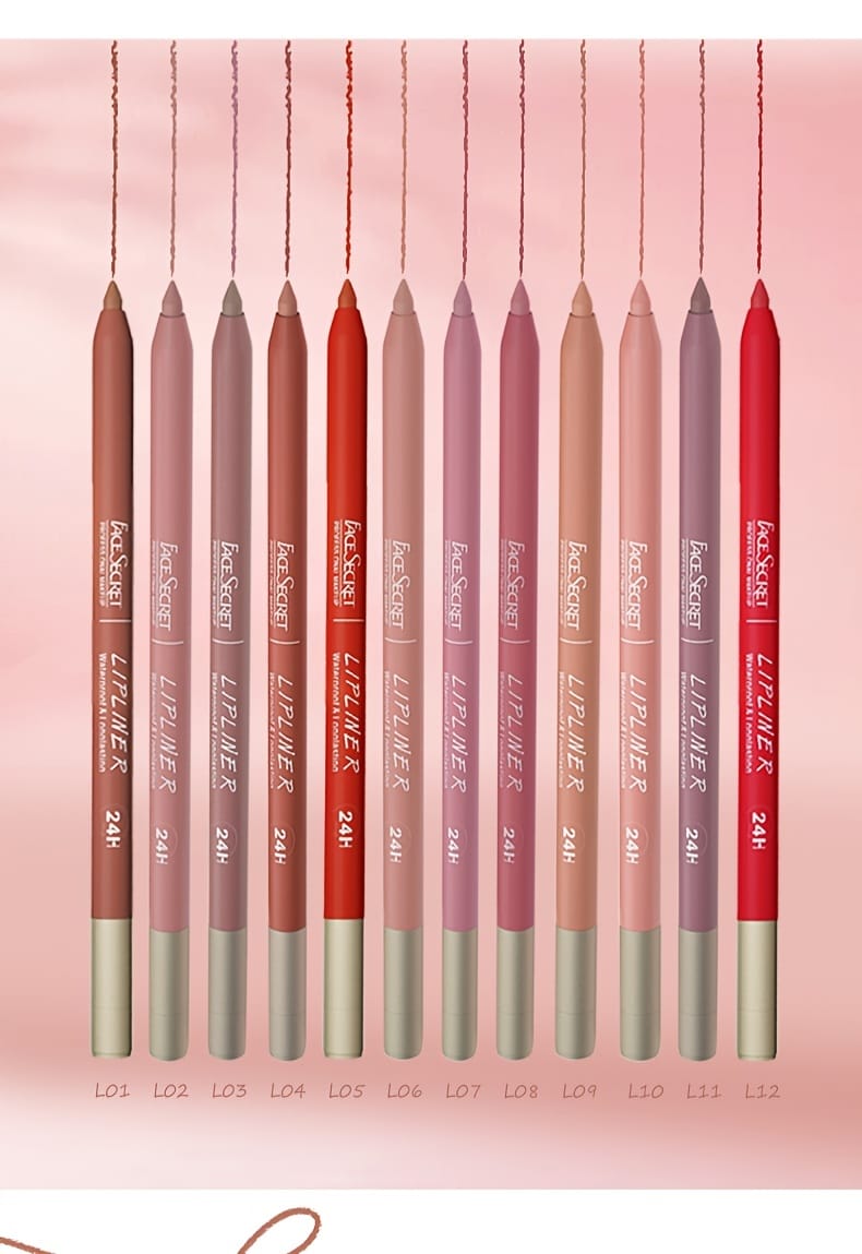 KissICON KissIcon Long-Lasting Waterproof Lip Liner - Rich Pigment