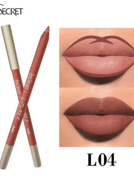 KissICON KissIcon Long-Lasting Waterproof Lip Liner - Rich Pigment
