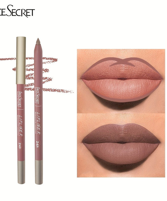 KissICON KissIcon Long-Lasting Waterproof Lip Liner - Rich Pigment