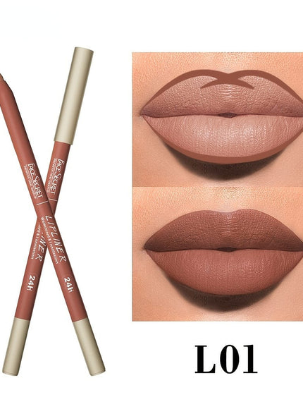 KissICON KissIcon Long-Lasting Waterproof Lip Liner - Rich Pigment