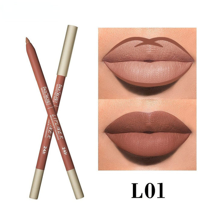 KissIcon Long-Lasting Waterproof Lip Liner - Rich Pigment