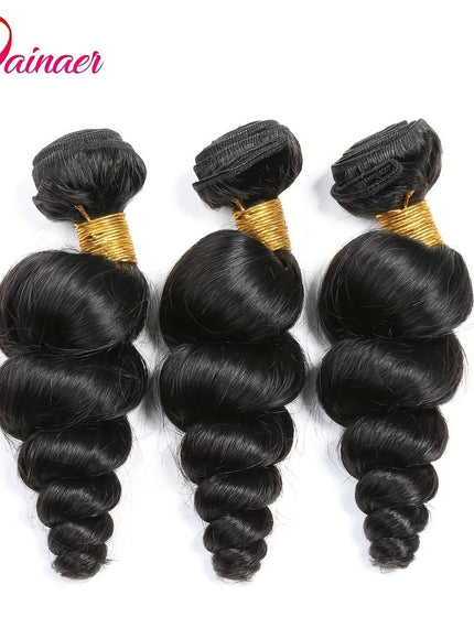 KissICON KissIcon Loose Wave Brazilian Hair Bundles - Natural