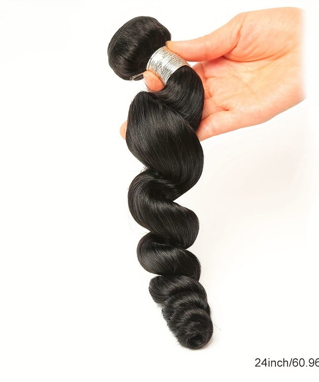 KissICON KissIcon Loose Wave Bundles Brazilian Hair No Shedding