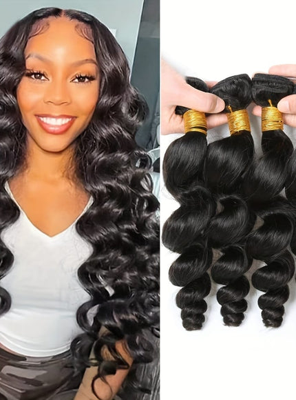 KissICON KissIcon Loose Wave Hair Bundles - Unprocessed Virgin