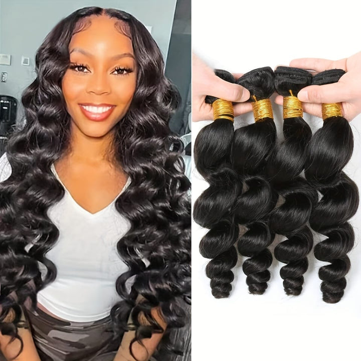 KissIcon Loose Wave Hair Bundles - Unprocessed Virgin