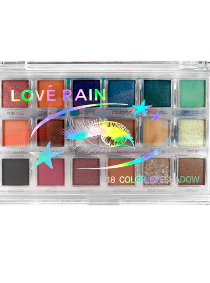 KissICON KissIcon Love Rain Waterproof 18 Color Eyeshadow -