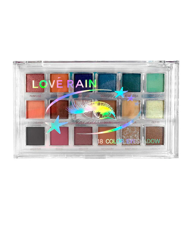 KissICON KissIcon Love Rain Waterproof 18 Color Eyeshadow -