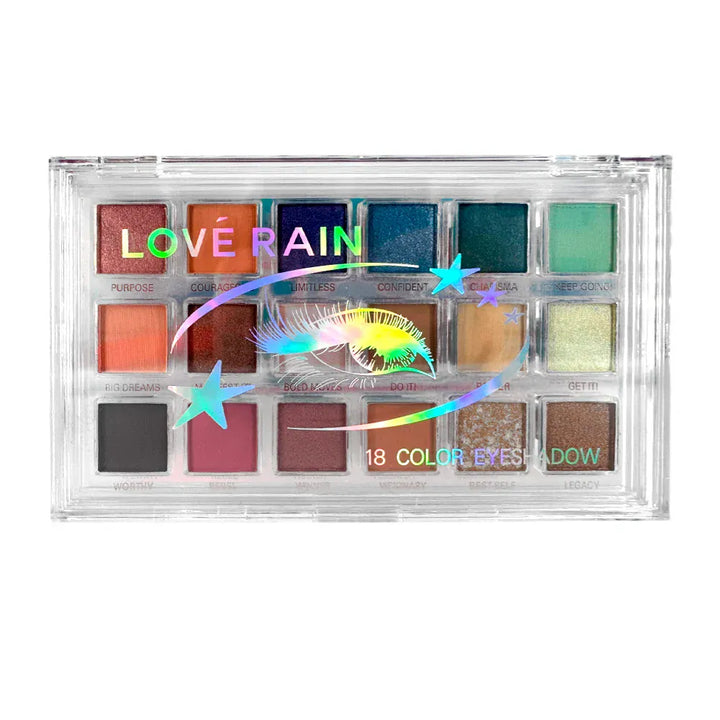 KissIcon Love Rain Waterproof 18 Color Eyeshadow -