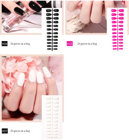 KissICON KissIcon LULAA 24Pcs Press On Acrylic Nails Detachable