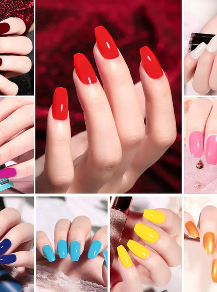 KissICON KissIcon LULAA 24Pcs Press On Acrylic Nails Detachable