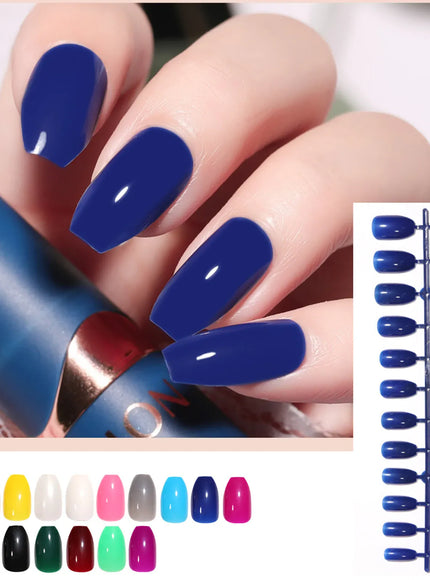 KissICON KissIcon LULAA 24Pcs Press On Acrylic Nails Detachable