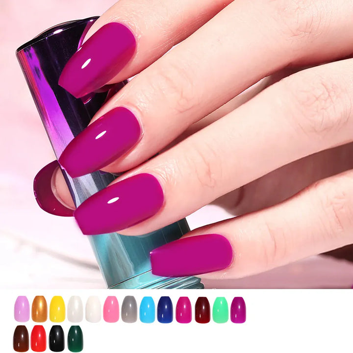 KissIcon LULAA 24Pcs Press On Acrylic Nails Detachable