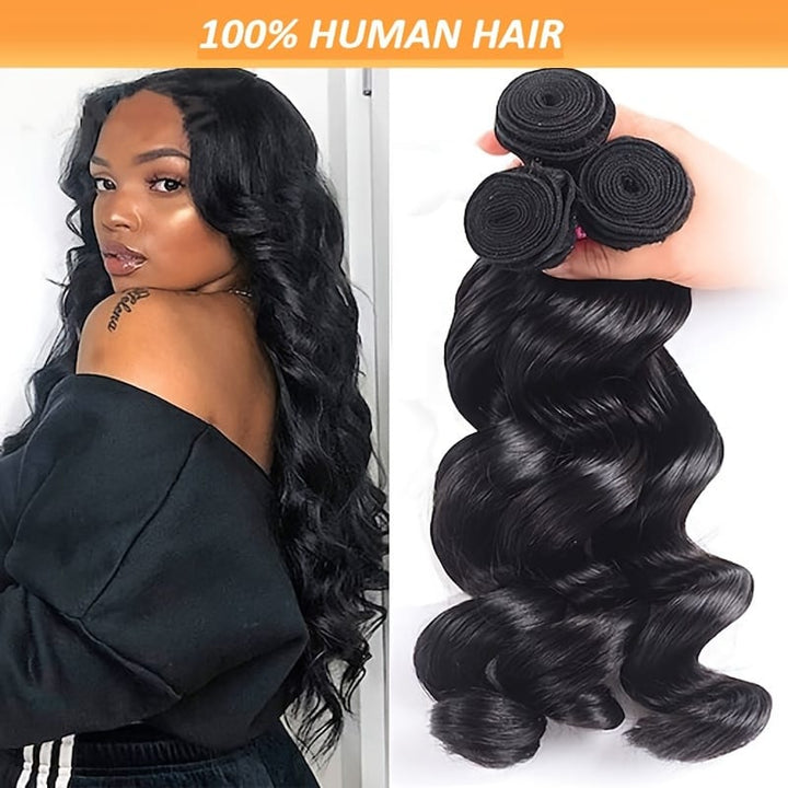 KissIcon Luxurious Body Wave Hair Extensions - Virgin
