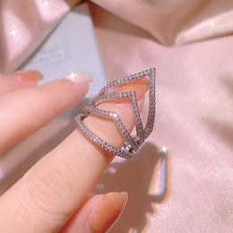 KissICON KissIcon Luxury 925 Silver Eternity Ring Anniversary Gift