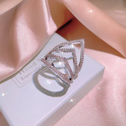 KissICON KissIcon Luxury 925 Silver Eternity Ring Anniversary Gift