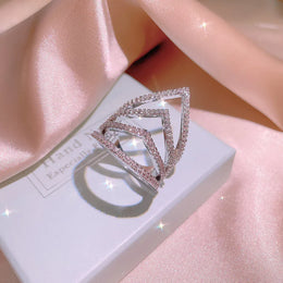 KissICON KissIcon Luxury 925 Silver Eternity Ring Anniversary Gift