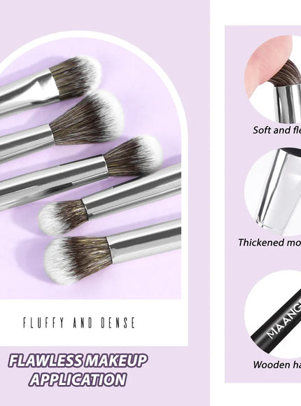 KissICON KissIcon Maange 5pcs Eye Shadow Brush Set -