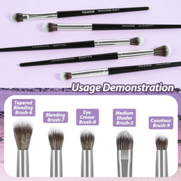KissICON KissIcon Maange 5pcs Eye Shadow Brush Set -