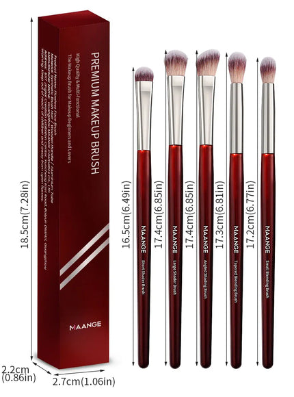 KissICON KissIcon Maange 5pcs Eye Shadow Brush Set -