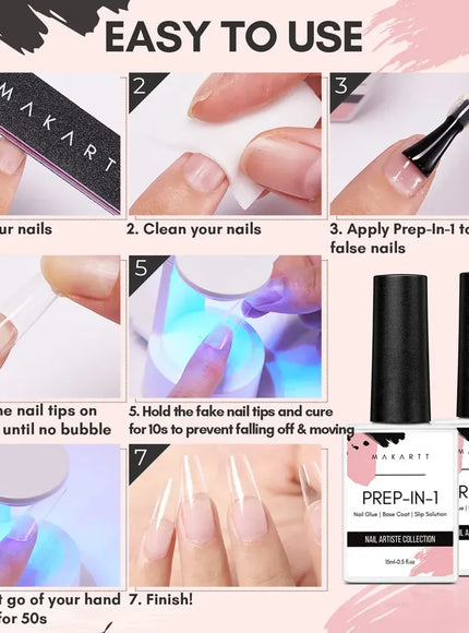 KissICON KissIcon Makartt 3 In 1 Nail Glue Gel