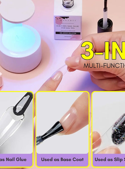 KissICON KissIcon Makartt 3 In 1 Nail Glue Gel