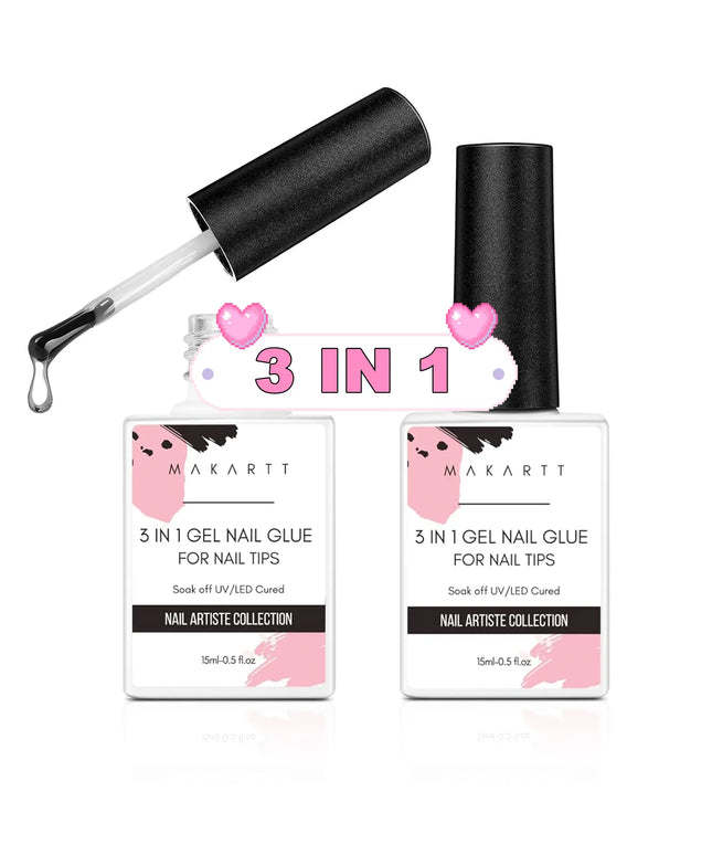 KissICON KissIcon Makartt 3 In 1 Nail Glue Gel
