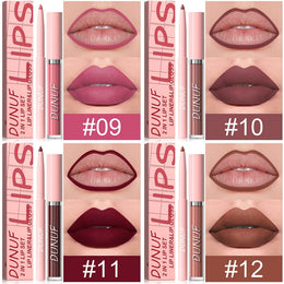 KissICON KissIcon Matte Lip Set Lipstick Lipliner - Waterproof