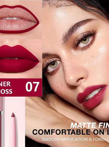 KissICON KissIcon Matte Lip Set Lipstick Lipliner - Waterproof