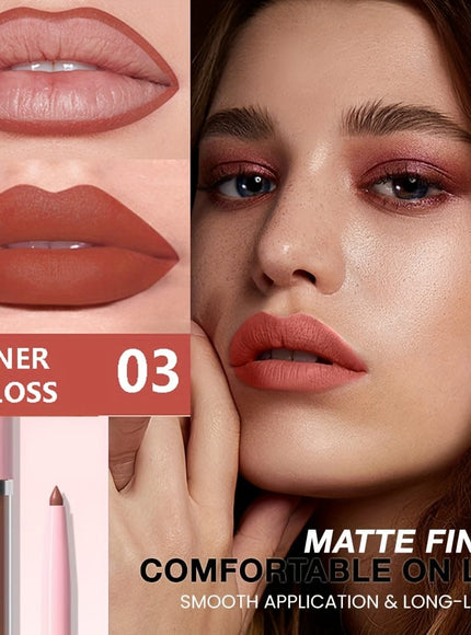 KissICON KissIcon Matte Lip Set Lipstick Lipliner - Waterproof
