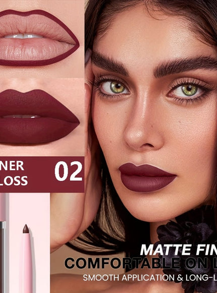 KissICON KissIcon Matte Lip Set Lipstick Lipliner - Waterproof