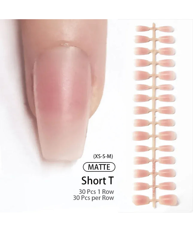KissICON KissIcon Matte Nude Fake Nails - Full Cover