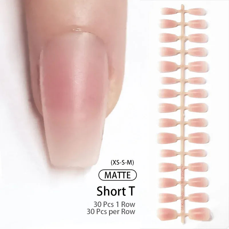 KissICON KissIcon Matte Nude Fake Nails - Full Cover