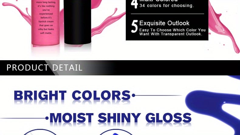 KissICON KissIcon Matte Velvet Lip Glaze Waterproof Lip Gloss