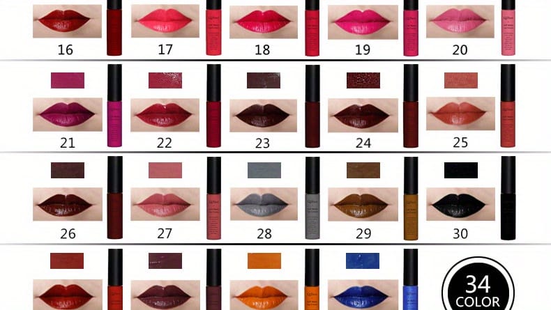 KissICON KissIcon Matte Velvet Lip Glaze Waterproof Lip Gloss