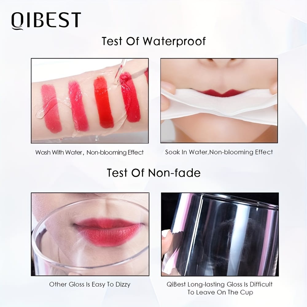KissICON KissIcon Matte Velvet Lip Glaze Waterproof Lip Gloss