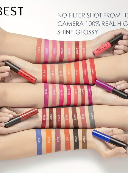 KissICON KissIcon Matte Velvet Lip Glaze Waterproof Lip Gloss