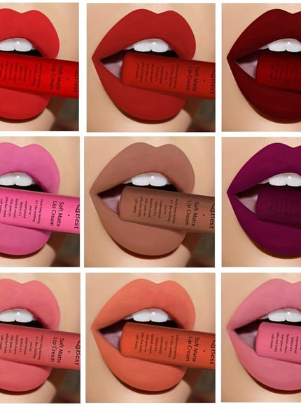 KissICON KissIcon Matte Velvet Lip Glaze Waterproof Lip Gloss