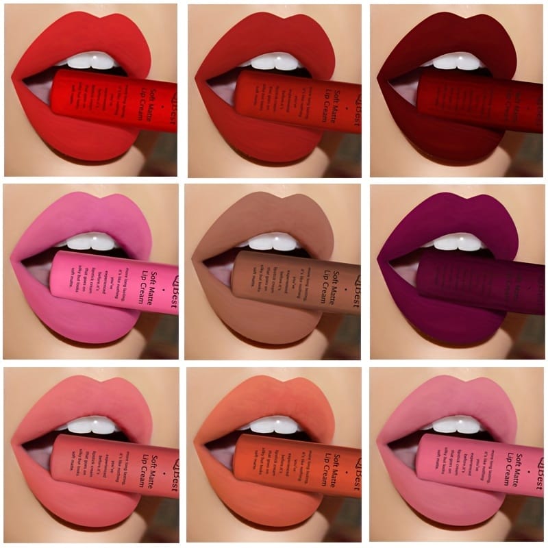 KissICON KissIcon Matte Velvet Lip Glaze Waterproof Lip Gloss