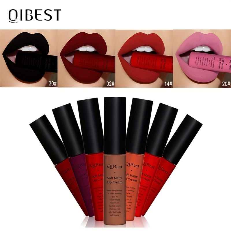 KissICON KissIcon Matte Velvet Lip Glaze Waterproof Lip Gloss