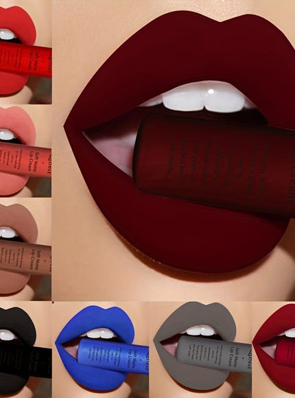 KissICON KissIcon Matte Velvet Lip Glaze Waterproof Lip Gloss
