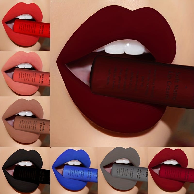 KissICON KissIcon Matte Velvet Lip Glaze Waterproof Lip Gloss