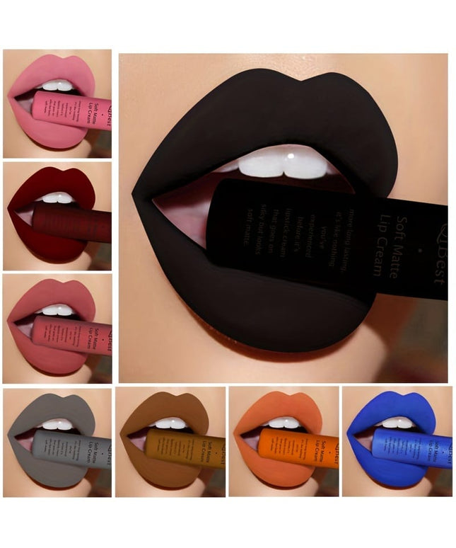 KissICON KissIcon Matte Velvet Lip Glaze Waterproof Lip Gloss