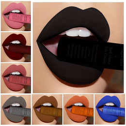 KissICON KissIcon Matte Velvet Lip Glaze Waterproof Lip Gloss